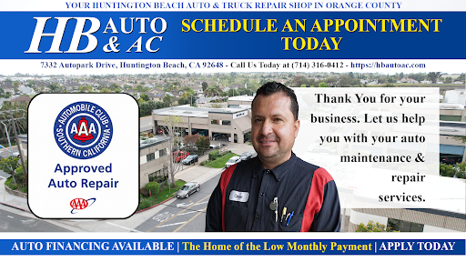 Auto Repair Shop «HB Auto & AC», reviews and photos, 7332 Autopark Dr, Huntington Beach, CA 92648, USA