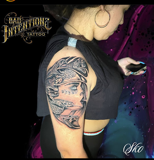 Explore hozier tattoo ideas, creative tattoo ideas in Bloomfield, available at Bad Intentionz Tattoo Studio