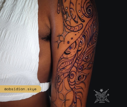 Explore faithful tattoo ideas, creative tattoo ideas in Brooklyn, available at Cake Is a Lie Tattoo Parlor