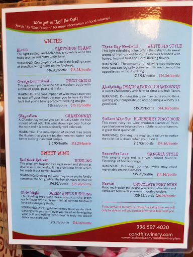 Winery «Cork This! Winery», reviews and photos, 21123 Eva St # 100, Montgomery, TX 77356, USA