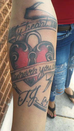 Explore cyberpunk 2077 tattoo ideas, creative tattoo ideas in Whiting, available at Lucky Kat Tat