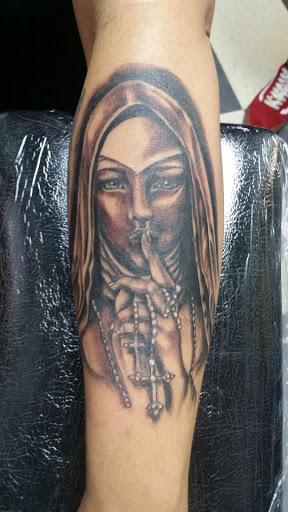 Explore unalome tattoo ideas, creative tattoo ideas in Asheville, available at Aacross The Skin Tattoo Shop