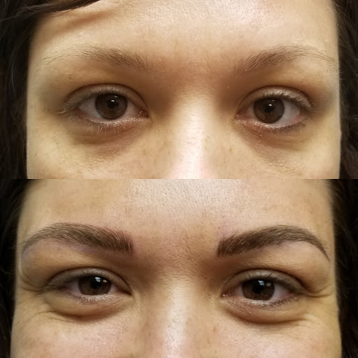 Explore mad hatter tattoo ideas, creative tattoo ideas in Peoria Heights, available at BeautiFULL Brows By Jen Microblading - Permanent Makeup Wild Honey Beauty Studio