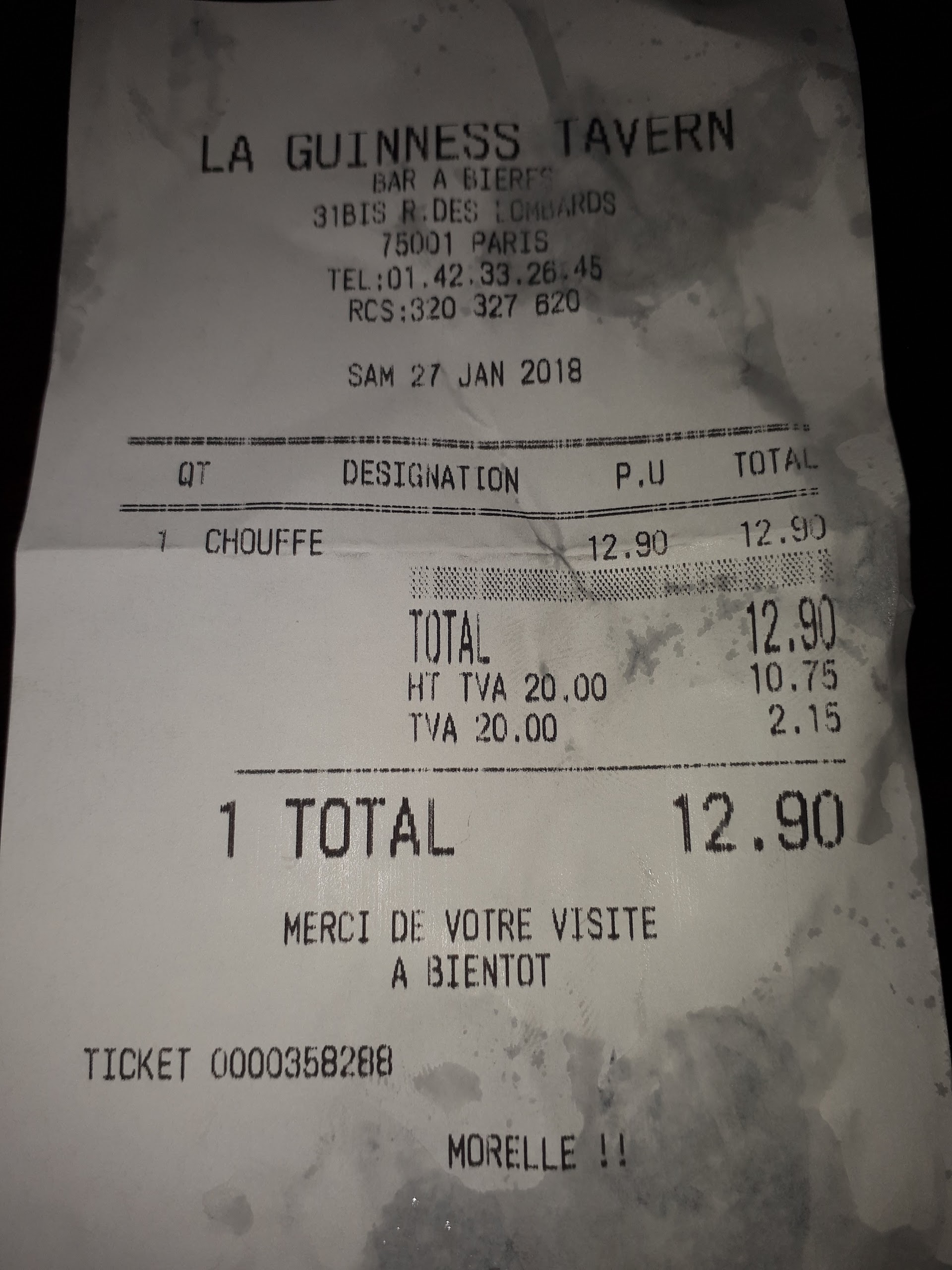 Photo n° 1 de l'avis de Pierre.O fait le 06/02/2018 à 09:02