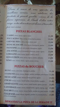 Pizzeria SOS Pizza à Cotignac (la carte)
