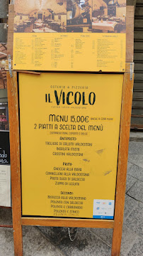 Il Vicolo - Osteria Tipica Valdostana e Pizzeria à Aosta menu