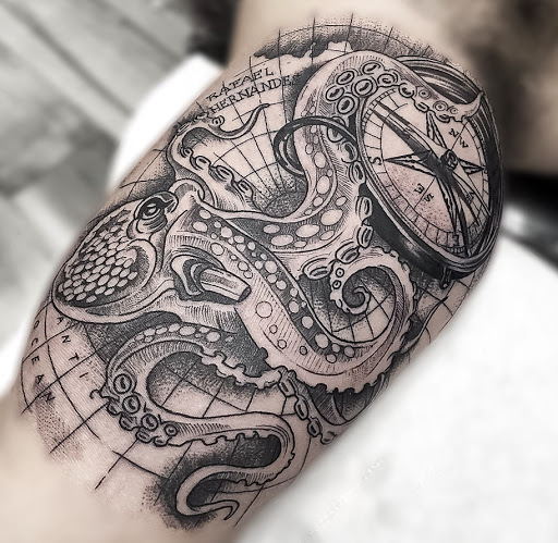 Find best shoulder tattoo ideas for your next unique tattoo in Miami at Inkaholik Tattoos