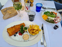 Escalope panée du Restaurant français Ruhl Plage à Nice - n°1