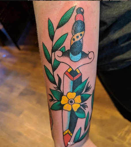 Explore ayahuasca tattoo ideas, creative tattoo ideas in Lawrence, available at Standard Electric Tattooing