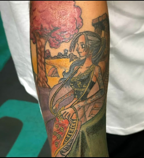 Explore no weapon formed against me shall prosper tattoo ideas, creative tattoo ideas in Houston, available at Los Muertos Tattoo Studio and Art Gallery