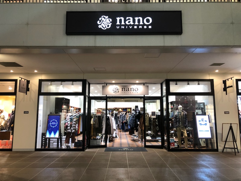 nano Universe 三井アウトレットパーク仙台港