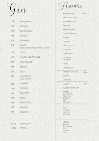 Menu du Al chiosco à Rovellasca