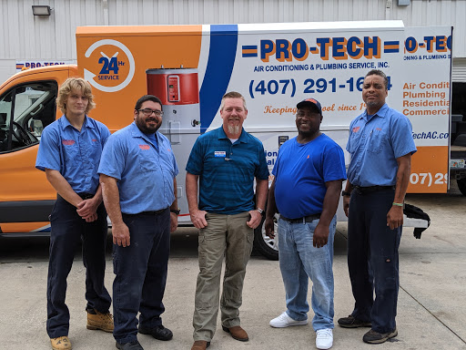 Air Conditioning Contractor «Pro-Tech Air Conditioning & Plumbing Service, Inc», reviews and photos, 9161 Narcoossee Rd #210, Orlando, FL 32827, USA