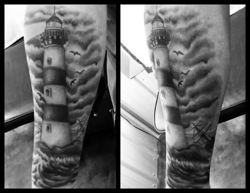 Explore grim reaper tattoo ideas, creative tattoo ideas in Greeley, available at Rooster Tattoo