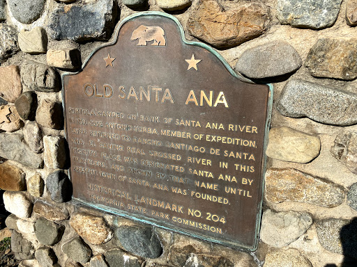 Old Santa Ana Historical Marker