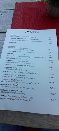 Restaurant Landgasthof Imhof à Neuhof (la carte)