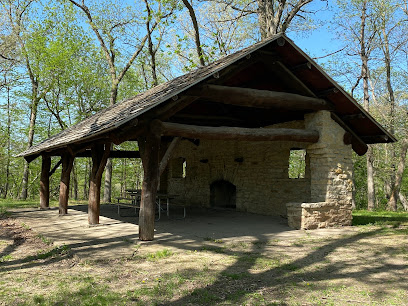 Pammel State Park Backbone Shelter Parking