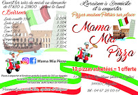 Menu / carte de Mama Mia Pizza à Magalas