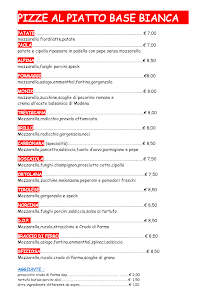 Carte du Pizzeria Paola Ancona à Ancona