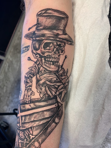 Explore nose tattoo ideas, creative tattoo ideas in Seymour, available at American Gypsy Tattoo Corp.