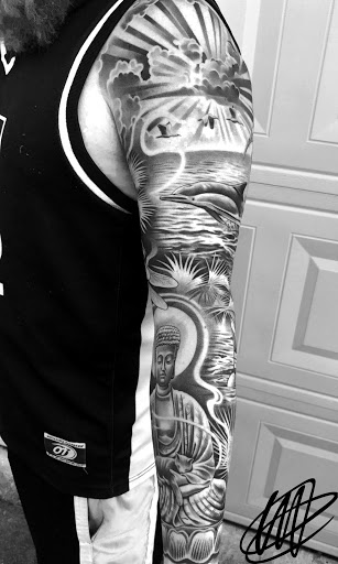 Find top shoulder tattoo ideas for your next unique tattoo in Gainesville at Arte Tattoo Studios