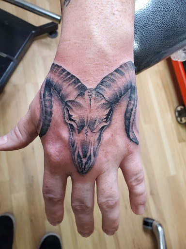 Explore daughter portrait tattoo ideas, creative tattoo ideas in Ocean Springs, available at Heart & Daggers Tattoo Studio LLC