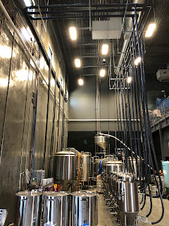 A row of beer taps