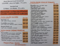 Menu du Camion Reine pizza à Colayrac-Saint-Cirq