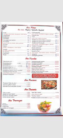 Menu du Pizzeria Carpaccio à Saint-Ouen-sur-Seine