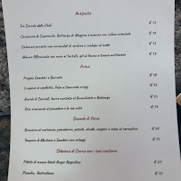 Menu / carte de Il Purgatorio Ristorante à Tempio Pausania