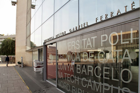 Biblioteca Rector Gabriel Ferraté. UPC Universidad Politécnica de Cataluña, Carrer de Jordi Girona, 1-3, 08034 Barcelona, España