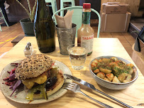 Hamburger végétarien du Restaurant brunch Bonobo à Montpellier - n°6
