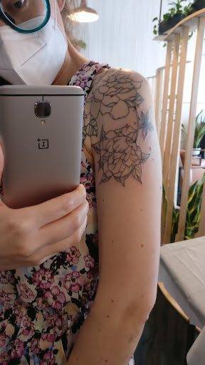 Explore love hate tattoo ideas, creative tattoo ideas in Savannah, available at Nomad Society