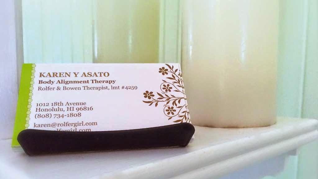 Karen Asato Body Alignment Bowen Therapy 96816