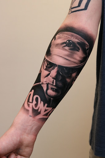 Explore small thigh tattoo ideas, creative tattoo ideas in Brooklyn, available at Don Vano by the Verrazzano