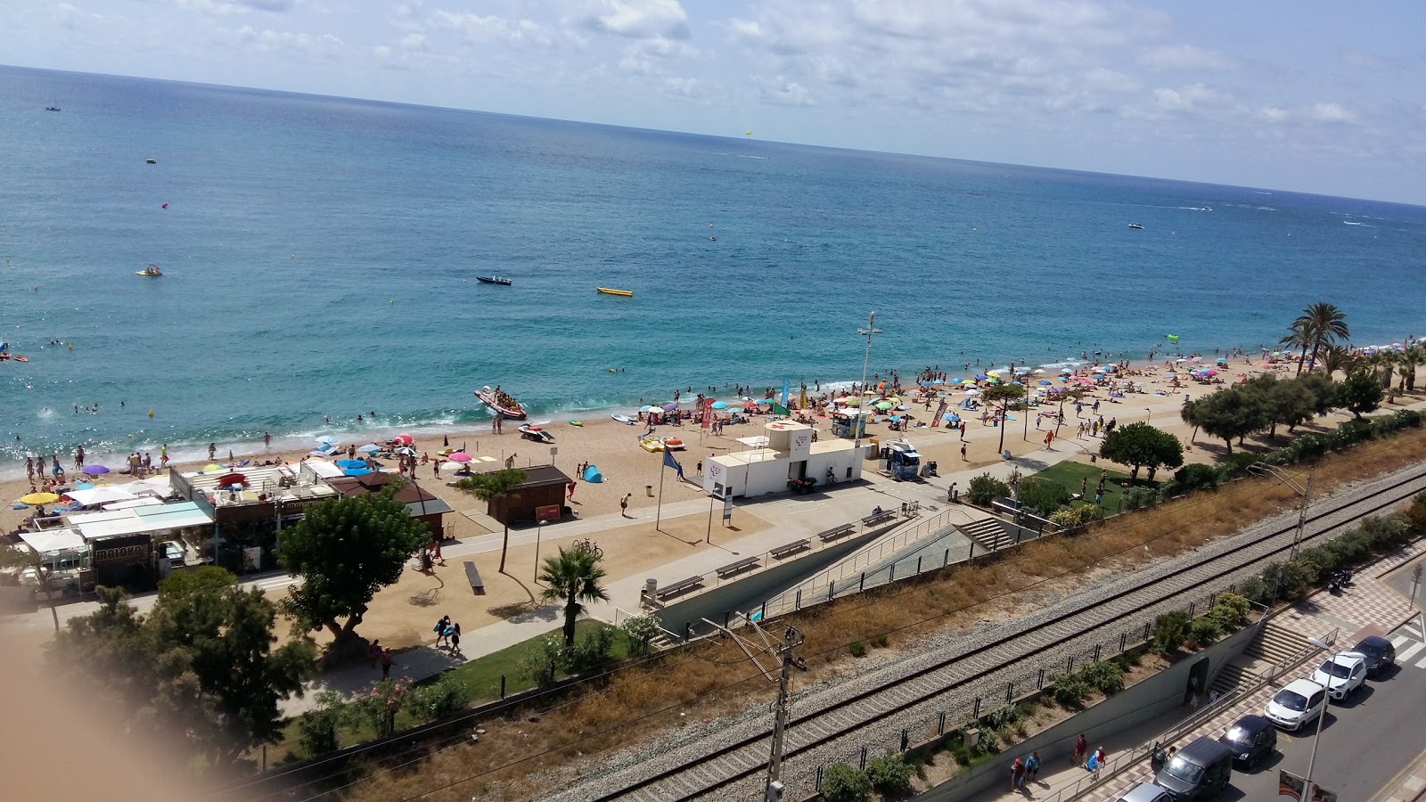 Foto av Platja dels Pescadors och bosättningen