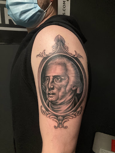 Explore mustang tattoo ideas, creative tattoo ideas in Cadillac, available at Limitless Ink Tattoo Studio