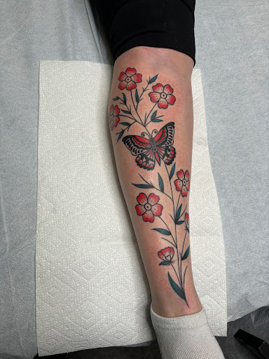Explore stitched tattoo ideas, creative tattoo ideas in Middlebury, available at Lucky Rose Tattoo