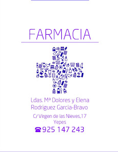 Farmacia Rodríguez García-Bravo, CB, YEPES C. Virgen de las Nieves, 17, 45313 Yepes, Toledo, España