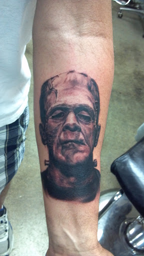 Explore fire fighter tattoo ideas, creative tattoo ideas in Omaha, available at American Tattoo & Body Piercing