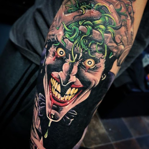 Explore kiss band tattoo ideas, creative tattoo ideas in Seattle, available at Art Never Dies Tattoo and Gallery