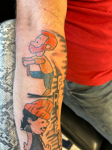 Find simple cat tattoo ideas for your next unique tattoo in Seymour at American Gypsy Tattoo Corp.