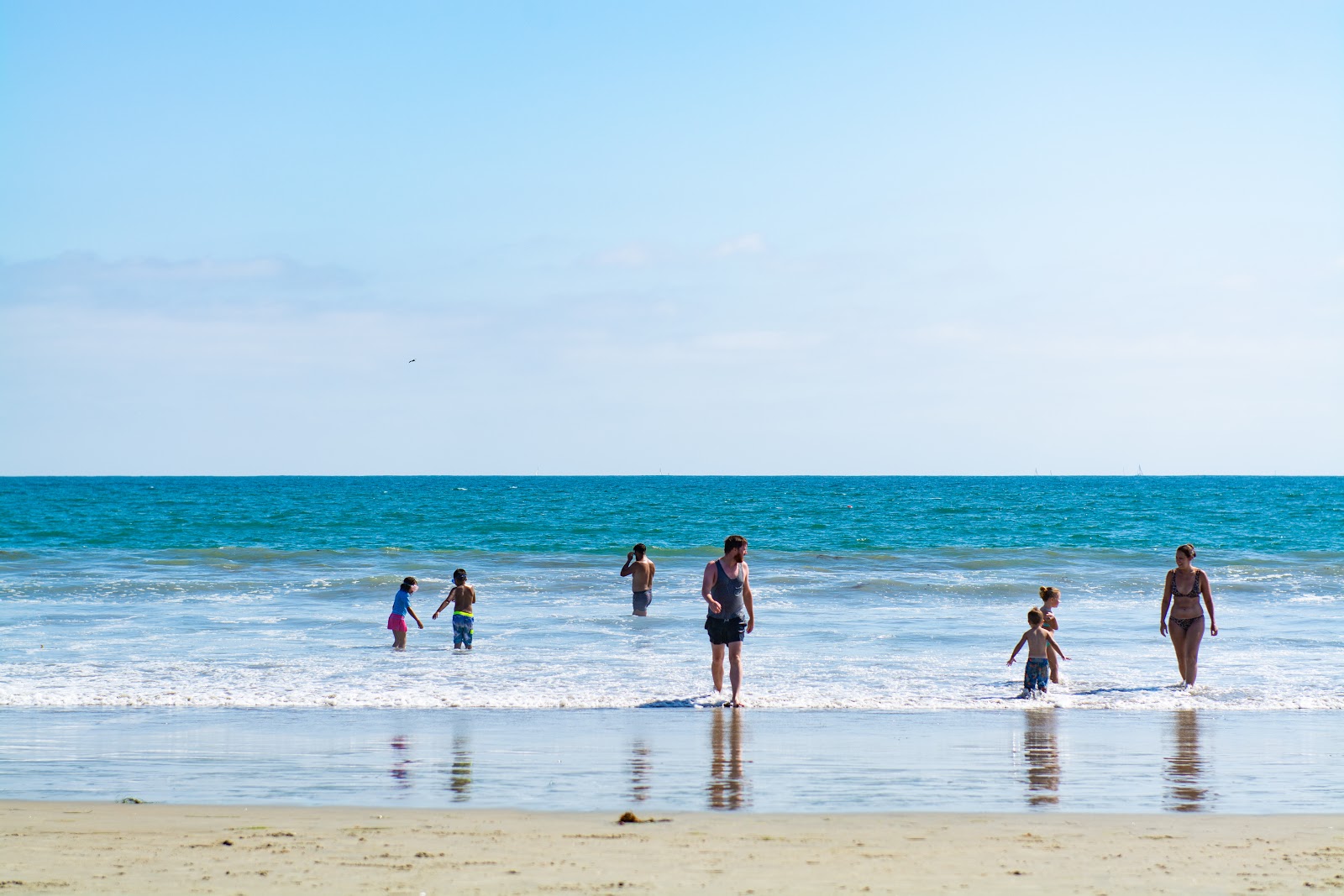 Foto van Coronado beach met turquoise puur water oppervlakte