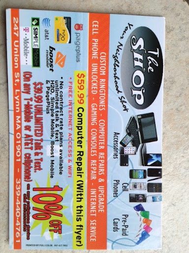 Cell Phone Store «The Shop Wireless», reviews and photos, 247 Union St, Lynn, MA 01901, USA
