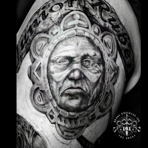 Explore egyptian tattoo ideas, creative tattoo ideas in Bronx, available at Brass Knuckles Ink Tattoo Studio