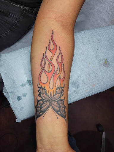 Explore capricorn tattoo ideas for men, creative tattoo ideas in Libertyville, available at Lucky Seven Tattoo