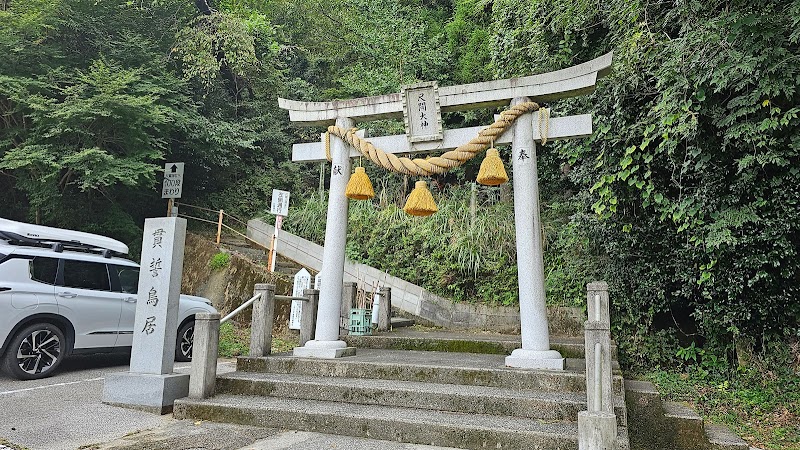 尺間神社第一駐車場