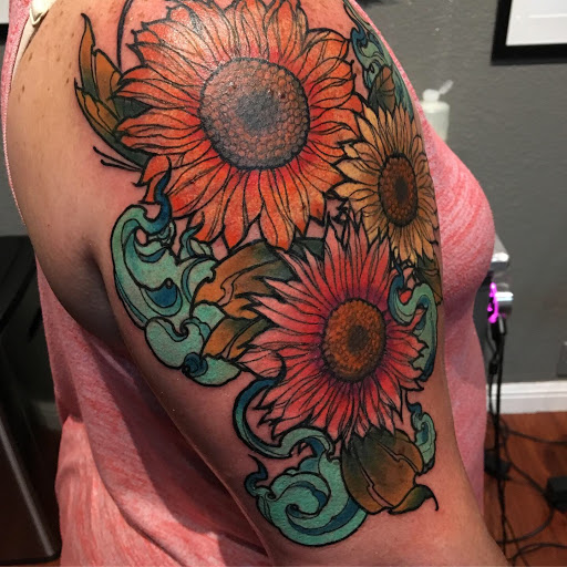 Explore lion tattoo ideas for guys, creative tattoo ideas in Redwood City, available at Gods & Titans Tattoo