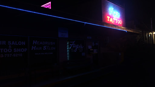 Explore mens upper arm tattoo ideas, creative tattoo ideas in Longview, available at Fugis Tattoo Shop