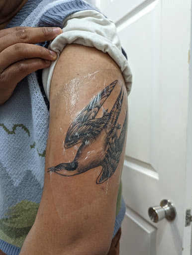 Explore pansexual tattoo ideas, creative tattoo ideas in Wilmington, available at Hardwire Tattoo & Body Piercing